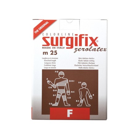 Elastic tubular mesh - size f for shoulders, pelvis, legs - latex free
