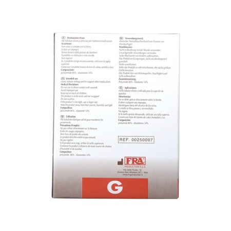 Elastic tubular net - size g for pelvis - latex free