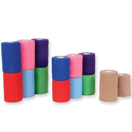 Co-plus-binde 6,3 m x 7,5 cm - bunt gemischt - packung 24 stk.