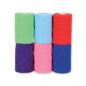 Co-plus bandage 6.3 m x 10 cm - mixed colours - pack 18 pcs.