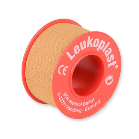 Leukoplasttejp 5 m x 25 mm – förp. 12 st.