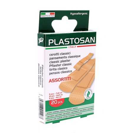 PLASTOSAN doos met 20 geassorteerde pleisters