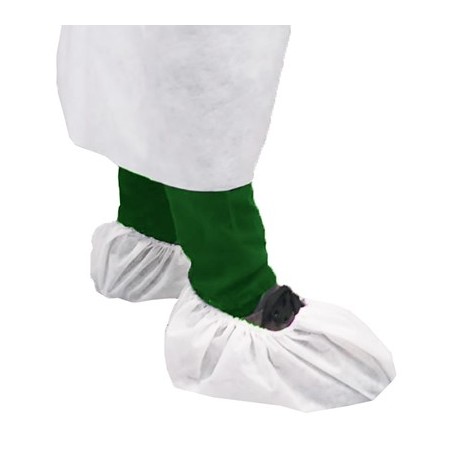 Disposable tnt white shoe covers - 80 pairs