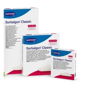 Sorbalgon Calcium Alginat Steriler Verband 10 cm X 10 cm - 10 Stk.