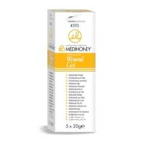 Antibakteriální gel na obvaz na rány Medihoney - 5 tub po 20 g