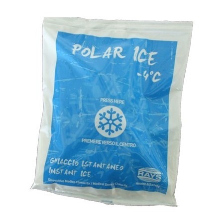 Glace instantanée dans un sac en pe polar ice