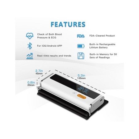 Armfit+ blood pressure monitor with ecg