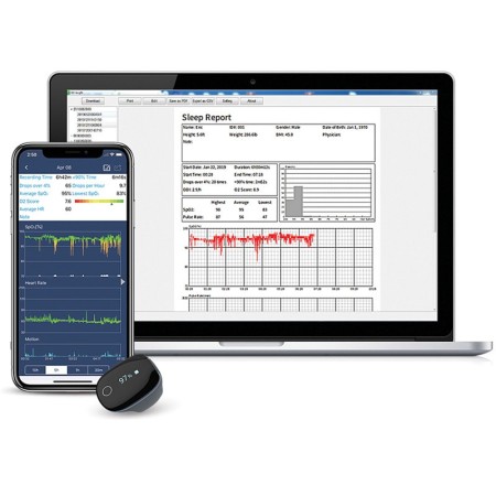 Pulzoximéter o2gyűrű folyamatos monitorozás - felnőttek