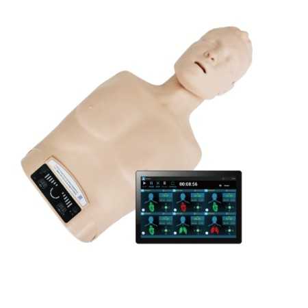 Mannequin BLS Sherpa X avec CPR Retour visuel, sonore et numérique sur application Android