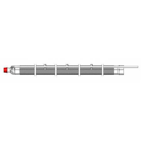 Dospělý dvojitý trubkový okruh D22 mm, D150 cm, s výtlačným potrubím pro LifeVent EVO2