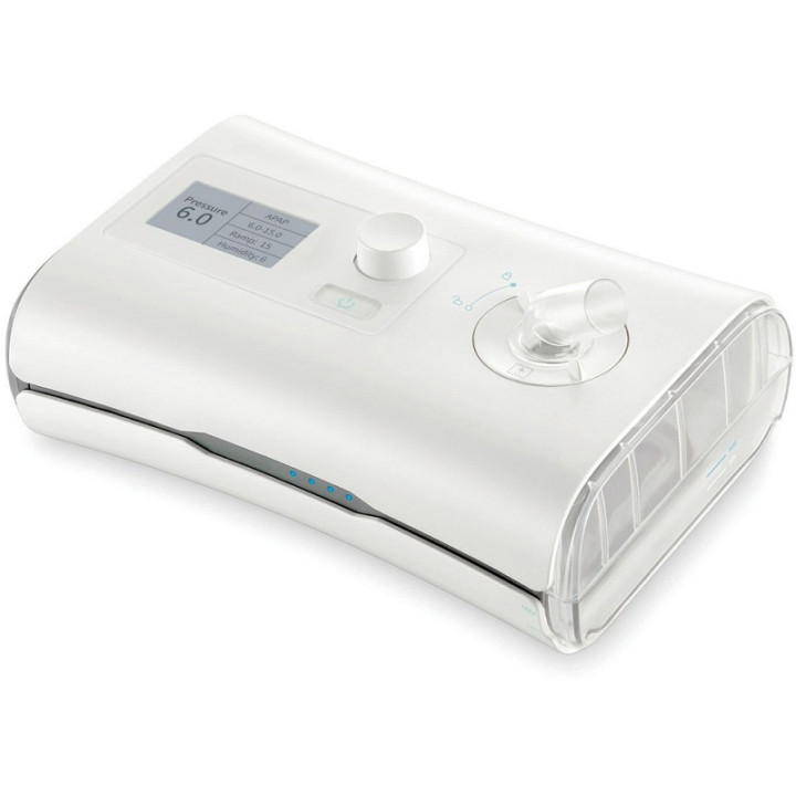 AutoCPAP com cartão SD e umidificador integrado