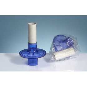 AVB-Einweg-Spirometriefilter, mit Mundstück 100 Stück - Sensormedics, BTL, Thor, Morgan, Chest, Microgard