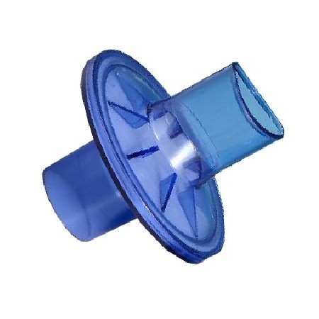 Filtri antibatterici antivirali anatomici per spirometri customed, jaeger - 100 pz