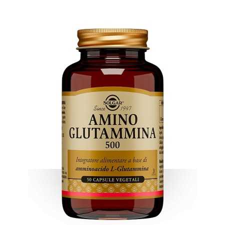 Solgar Amino Glutamine 500, 50 vegetariánských kapslí