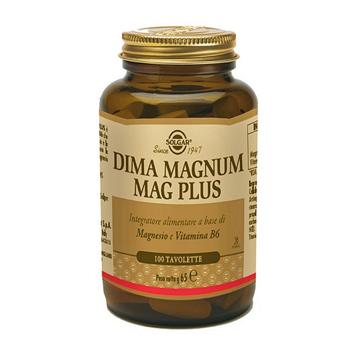 Solgar Dima Magnum Mag Plus 100 Comprimidos