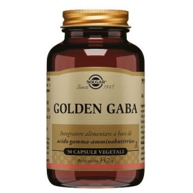 Solgar golden gaba 50 capsule vegetale (acid gamma-aminobutiric) - 50 capsule
