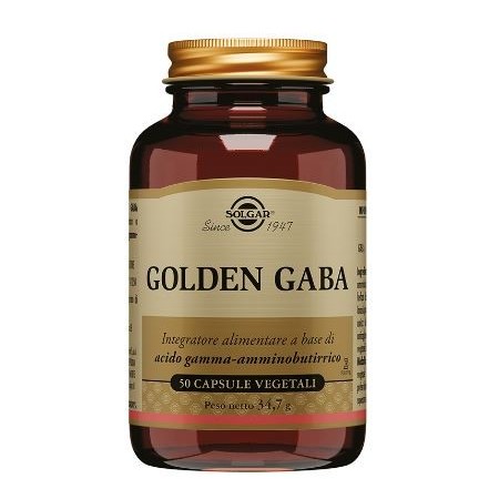 Solgar golden gaba 50 veggie capsules (gamma-aminobutyric acid) - 50 capsules