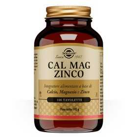 Solgar Cal Mag Zinc - 100 tabletek wapnia, magnezu i - 100 tabletek