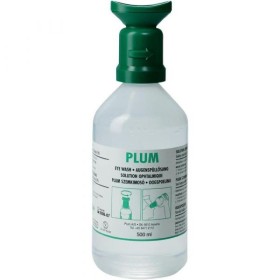 Solution saline stérile plum pour nettoyage des yeux 500 ml