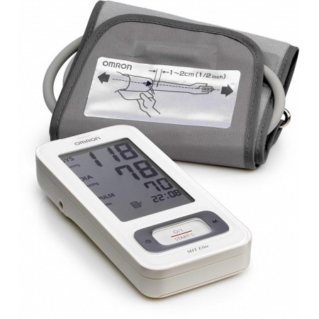Omron mit elite monitor digital de presión arterial para la parte superior del brazo