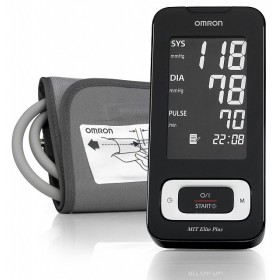 OMRON MIT Elite Plus digitale bovenarmbloeddrukmeter met pc-aansluiting