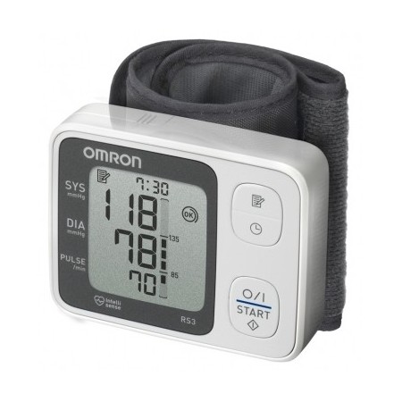 Monitor digital de presión arterial de muñeca omron rs3