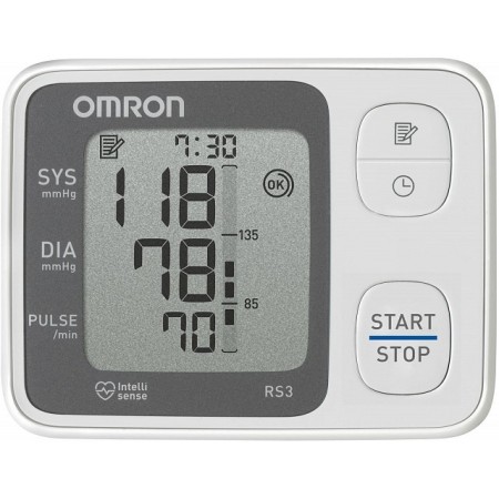 Monitor digital de presión arterial de muñeca omron rs3