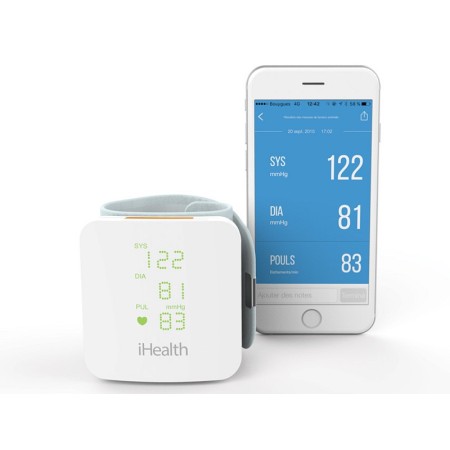 Tensiomètre de poignet ihealth view bp7s avec écran