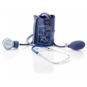 Aneroïde bloeddrukmeter met stethoscoop