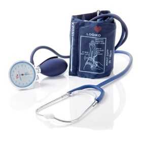 Großes tragbares Aneroid-Blutdruckmessgerät mit Stethoskop