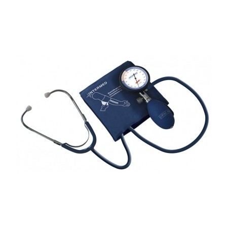 Sphygmomanomètre anéroïde résistant aux chocs avec stéthoscope pour automesure lf-135