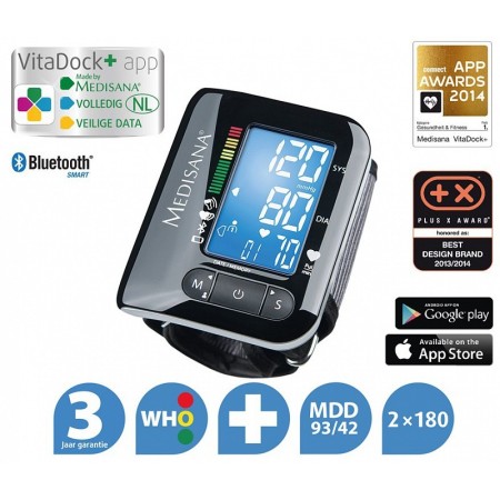 Digital wrist blood pressure monitor 79451 sl100 connect