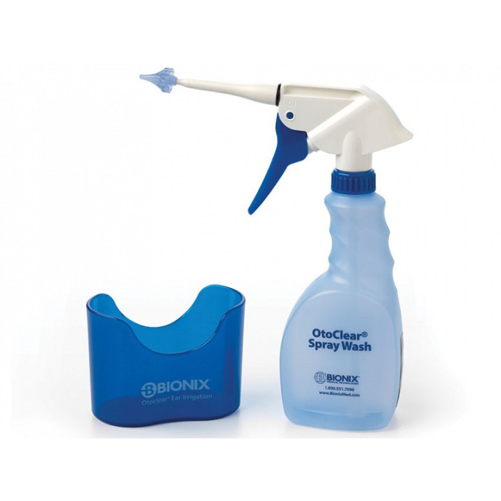Kit d'irrigazione auricolare per lavaggio spray otoclear - bottiglia da 500 ml - 1 kit