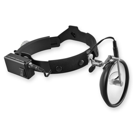 Rétroviseur avant lux 100 - support de batterie sur le casque