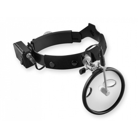 Rétroviseur avant lux 100 - support batterie sur casque