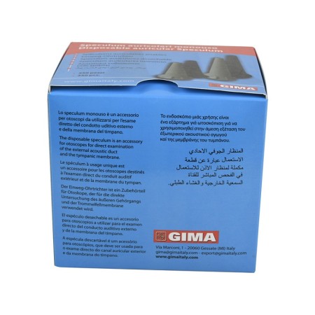 Mini speculum de unică folosință diam. 2,5 mm - gri - pachet de 250 buc.