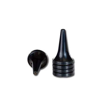 Jednorázové zrcátko heine/kawe diam. 2,5mm-černá - balení 1000 ks