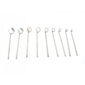 Laryngeal mirror set - 9 pieces