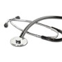 Erkaphon chrome flat stethoscope - black