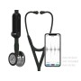 Estetoscopio 3M Littmann Core Digital - 8869 - Negro - Acabados de espejo