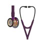 Littmann cardiology iv - 6239 - prugna - finiture arcobaleno brillanti - conn. viola