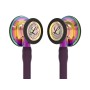 Littmann cardiology iv - 6239 - prugna - finiture arcobaleno brillanti - conn. viola