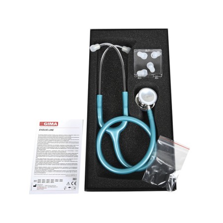 Duophon entwickelt sich - glänzender kopf - leier mit grünem teeblatt-glitzer