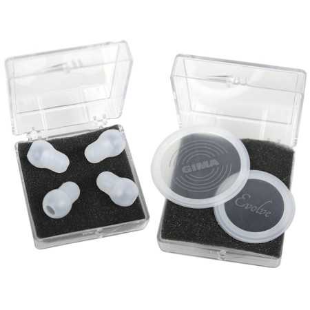 Kit Gima évolue : 2 diaphragmes flottants + 2 paires d'olives - transparent - rechange