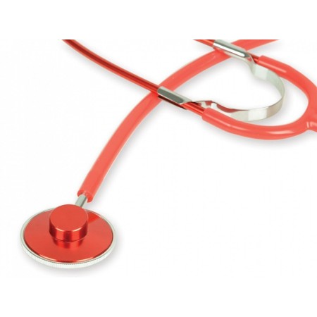 Colored traditional stethoscope - red