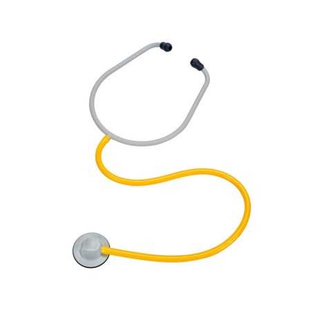 Stéthoscope adulte 3M pour patient unique - sps-ya1010 - jaune - pack. 10 pièces.