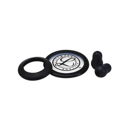Littmann 40005 kit: diafragma+ring+bel ring+olijven voor classic ii-zwart - 1 kit