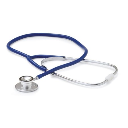 Stetofonendoscopio con testa in alluminio - blu
