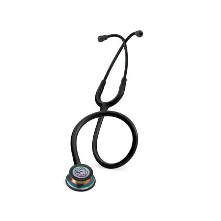 Littmann classic iii - 5870 - preto - acabamento arco-Íris