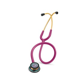 Littmann classic iii - 5806 - malinowy z tęczowym wykończeniem